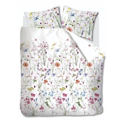 Afbeelding van Ariadne at Home Bloom dekbedovertrek Lits jumeaux (260x200/220 cm + 2 slopen) Wit