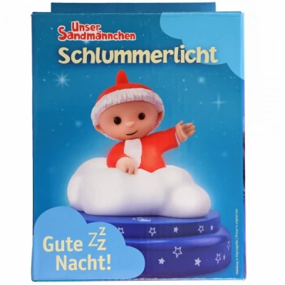 Afbeelding van ANSMANN LED nachtlampje Sandman, voor kinderen, automatische uitschakeling, warm wit licht, aanraakfunctie, op batterijen, verpleeglampje