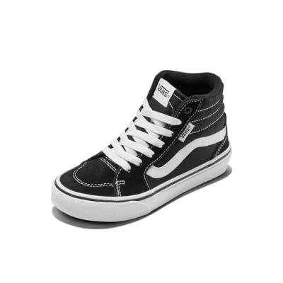 Afbeelding van Vans Yt Filmore Hi Sneaker voor kinderen, uniseks, Suede Canvas Zwart Wit, 34.5 EU