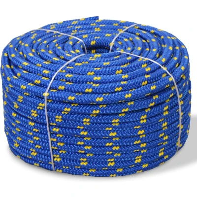 Afbeelding van Boot touw 16 mm 50 m polypropyleen blauw