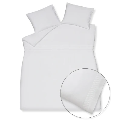 Afbeelding van Vandyck Purity Portofino Dekbedovertrekset White 2 persoons (200x200/220 + Slopen)