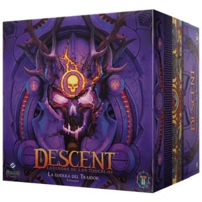 Afbeelding van Fantasy Flight Games Descent: Oorlog van de verrader Uitbreiding Coöperatief avonturenspel voor volwassenen en jongeren vanaf 14 jaar 1 tot 4 spelers 3 uur per wedstrijd Spaans