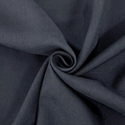 Afbeelding van Deconovo Linnen Tafelkleed Textiel Waterafstotend Rechthoekige Tafeldoek met Lotuseffect in Polyester Afneembaar voor Eettafel Partij Donkergrijs 140x300cm