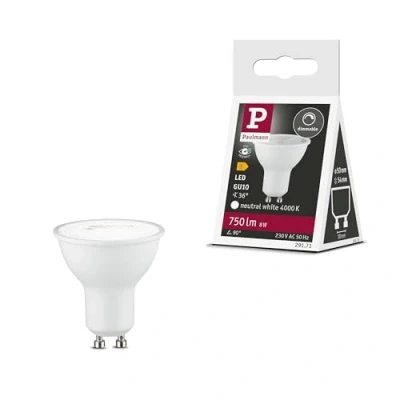 Afbeelding van Paulmann 29171 LED lamp Energielabel E (A G) GU10 Reflector 8 W Neutraalwit (Ø x h) 50 mm 54 1 stuk(s)