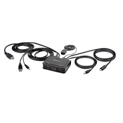 Afbeelding van StarTech.com C2 H46 UAC CBL KVM switch Zwart