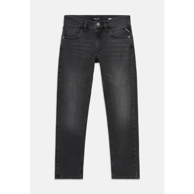 Afbeelding van Replay Basics Zikry super slim fit jeans voor jongens, 099 donkergrijs, 14 Jaar
