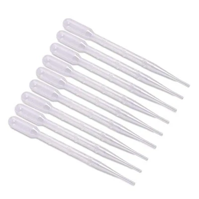 Afbeelding van NC 100 stuks pipetten druppelaars kunststof transferpipetten 3 ml meetpipet voederpipet voor laboratoriumexperiment acrylverf tekening make up tools (3 ml)
