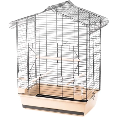 Afbeelding van Interzoo vogelkooi Vega zwart/beige Gebr. de Boon