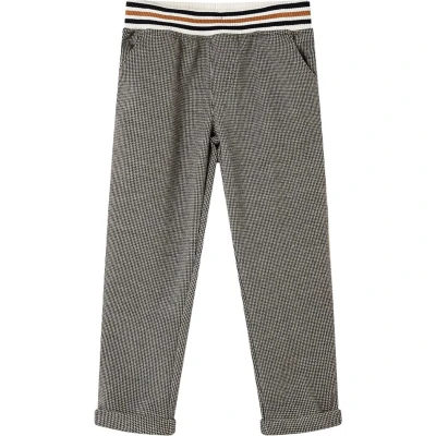 Afbeelding van Kinderbroek Geruit Ecru Maat 116 Comfortabel