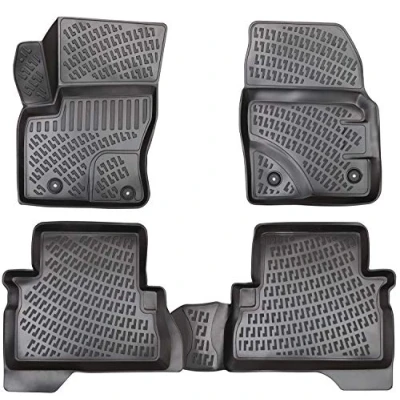 Afbeelding van Design 3D rubberen matten set voor Ford C MAX 2003 2010 extra hoge rand van 5 cm