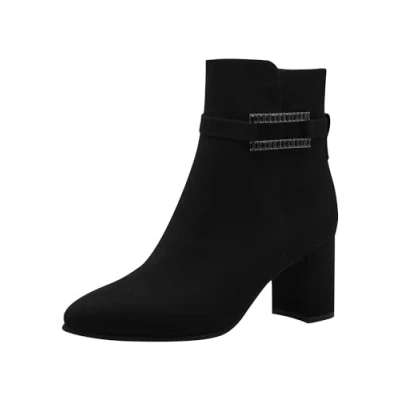Afbeelding van MARCO TOZZI Dames Bootie Zip+Slip 2 25322 43 Enkellaarzen, zwart, 40 EU