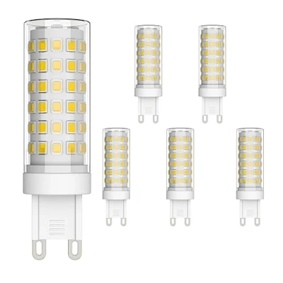 Afbeelding van Klighten G9 ledlampen, 9 W, 700 lumen, geen flikkering en 4000 K, natuurlijk wit, vervanging 70 halogeenlamp, 360 graden stralingshoek, niet dimbaar