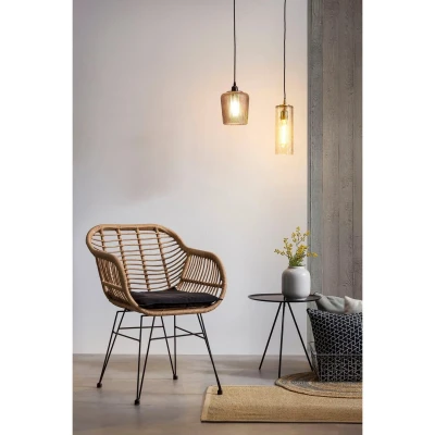 Afbeelding van SalesFever Stoel van weerbestendig kunststof vlechtwerk in rotan look (set, 2 stuks)