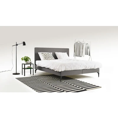 Afbeelding van Maxi Boxspring Cisano vlak met Silver Pocket Deluxe Foam matras 160 x 200 cm light grey