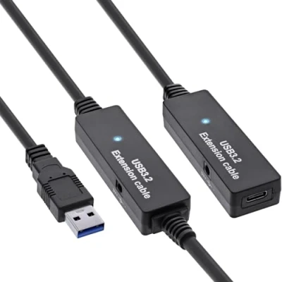 Afbeelding van InLine USB 3.2 Gen.1 Actieve Uitbreiding (10 m, Gen 1), kabel