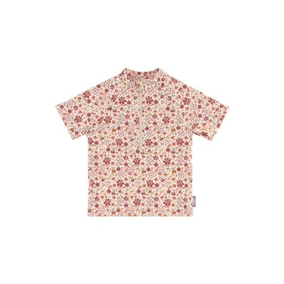 Afbeelding van Sterntaler Zwemshirt korte mouw bloemen ecru