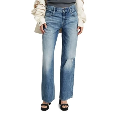 Afbeelding van G Star Judee Loose WMN Relaxed fit jeans, Dames, Maat: 26x32, Faded denali blue