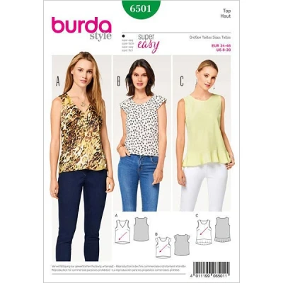 Afbeelding van Burda Groen Topjes