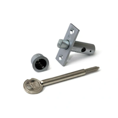 Afbeelding van DX Insteekgrendel met Stersleutel en Sluitpot DM25 BD45 Vernikkeld DRB3025 SCP