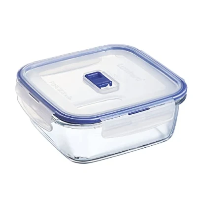 Afbeelding van Luminarc 9207674 Pure Box Active Storage with Lid, Square, Crystal, 1220ml, Transparent