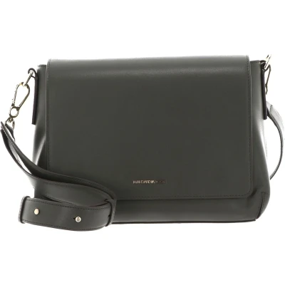 Afbeelding van MANDARINA DUCK Leren Schoudertas Luna Shoulder Bag With Flap Military Olive Groene