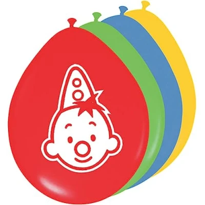 Afbeelding van Ballonnen in Bumba kleuren 8 stuks