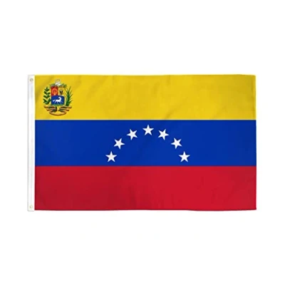 Afbeelding van Oude Venezuela VLAG Met Badge 90x60cm 7 sterren 60 x 90 cm Vlaggen AZ