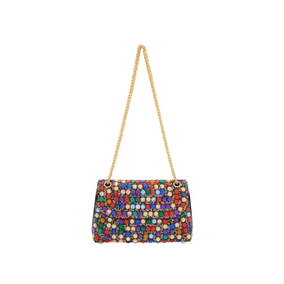 Afbeelding van faina FLAP Schoudertas, Dames, Maat: One Size, Gold multicolor