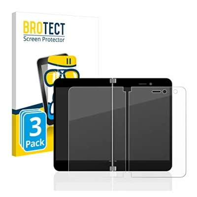 Afbeelding van BROTECT Screenprotector voor Microsoft Surface Duo Folie Beschermfolie Beschermglas transparant (3 Stuks)
