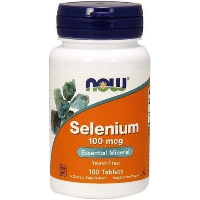 Afbeelding van Now Foods Selenium 100mcg 100 tabletten