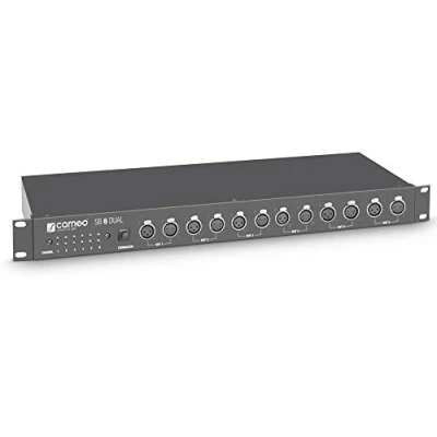 Afbeelding van Cameo SB 6 Dual DMX Splitter kanaals 19 inch vorm