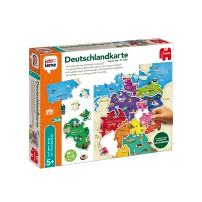 Afbeelding van Jumbo Ik leer Duitsland Kaart 19927 (130 onderdelen)