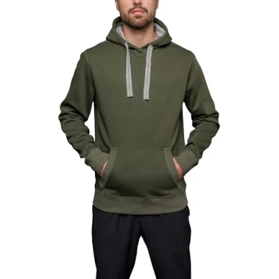 Afbeelding van HRM Unisex sweat capuchontrui, stone, XS
