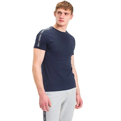 Afbeelding van Tommy Hilfiger t shirt katoen donkerblauw effen 48