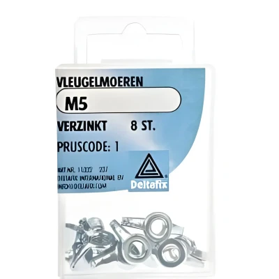 Afbeelding van Deltafix Vleugelmoer M5 8 Stuks