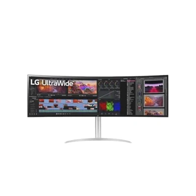 Afbeelding van LG Electronics 49BQ95C W 49Zoll 125cm Curved LED monitor Energielabel G (A G) 124.5 cm (49 inch) 5120 x 1440 Pixel 32:9 5 ms HDMI, DisplayPort, USB C,