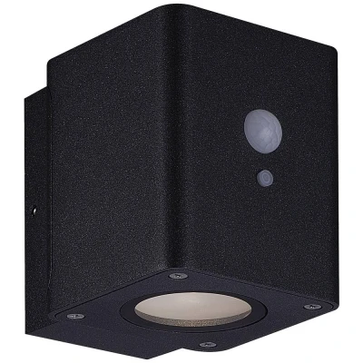 Afbeelding van Megatron Loky MT70018 Wandspot op zonne energie met bewegingsmelder 1 W LED Zwart