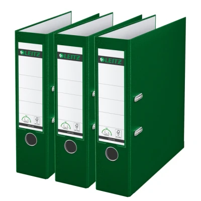 Afbeelding van Leitz 180 Ordner Kunststof 80 mm 3 stuks A4 Groen
