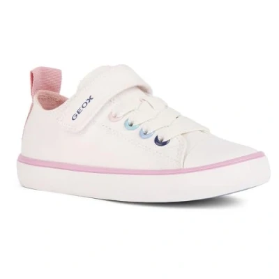 Afbeelding van Geox J Gisli 30 Sneakers laag voor kinderen, Maat: 31, Blanco Kunststof