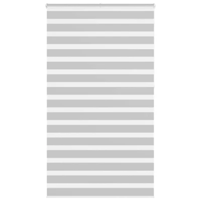 Afbeelding van vidaXL Zebra rolgordijn 120x230 cm stofbreedte 115,9 lichtgrijs