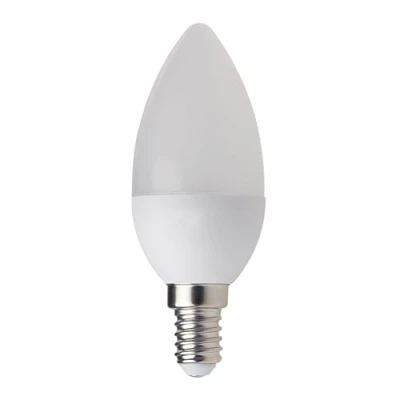 Afbeelding van SMD LED lamp, Olive C37, 6W / 470lm, E14 fitting, 4000K