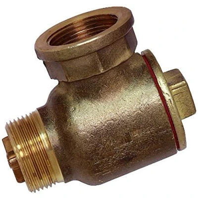 Afbeelding van Cornat terugslagklep hoekvorm Messing, 1 inch 1&quot;