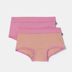 Afbeelding van Woody 2 boxers meisjes roze streep 252 10 SHD Z/015 maat 152