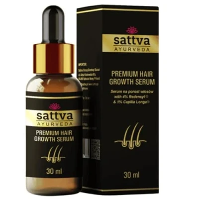 Afbeelding van SATTVA Ayurveda, Lichaamslotion, Premium Haargroeiserum serum na porost włosów 30ml (Lichaamslotion, 30 ml)