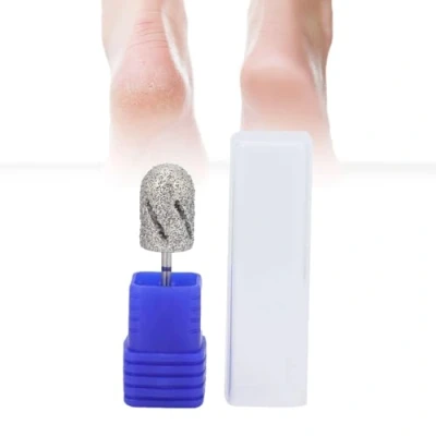 Afbeelding van Nail Mill Bits, Professionele Voet Eelt Slijpen Polijstkop Draagbare Pedicure Nagel Boor, Gel Verwijderen Acryl Nagelriem Nagelvijl Bit voor Manicure Pedicure(grof zand)
