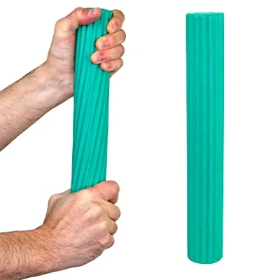 Afbeelding van CanDo Handoefenapparaat Twist n Bend vingerversterker flexibele oefenstaaf, trainingsstaaf, groen (medium), 30 cm, 10 1513