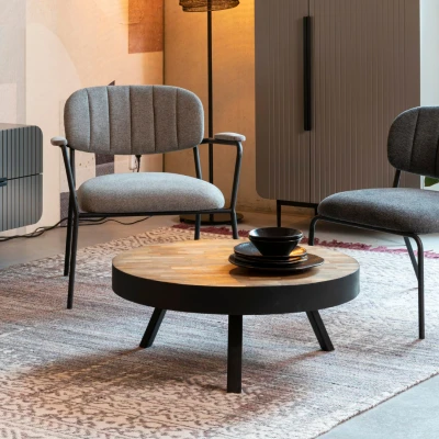 Afbeelding van Maison Bobby Salontafel Suri Rond L