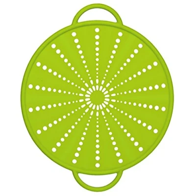 Afbeelding van Emsa 514557 Spatbescherming, Ø 26 cm, siliconen, groen, Smart Kitchen