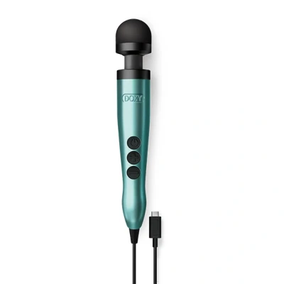 Afbeelding van Wand Vibrator 3 USB C Doxy Turquoise