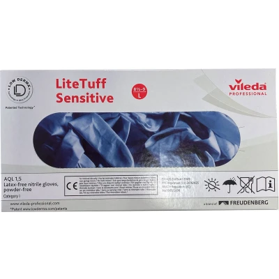 Afbeelding van Nitril Handschoenen Donkerblauw Maat L 100 Stuks
